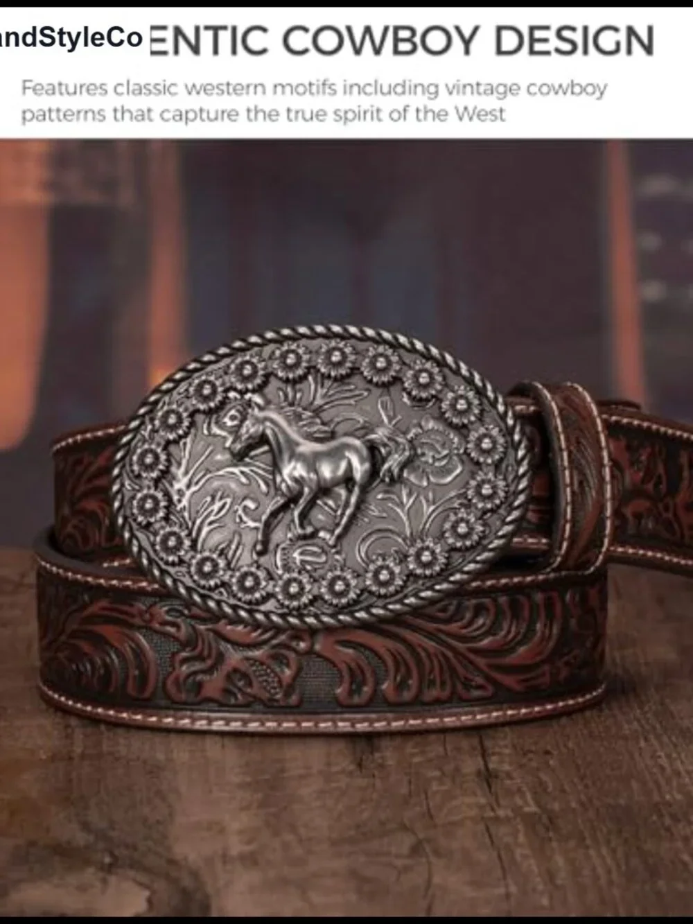 Western Belt Buckle for 1.5